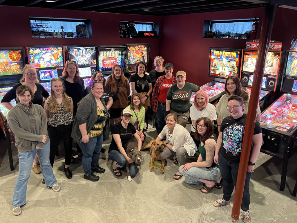 Belles At Underground Pinball