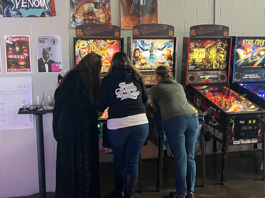Three belles playing Ghostbusters