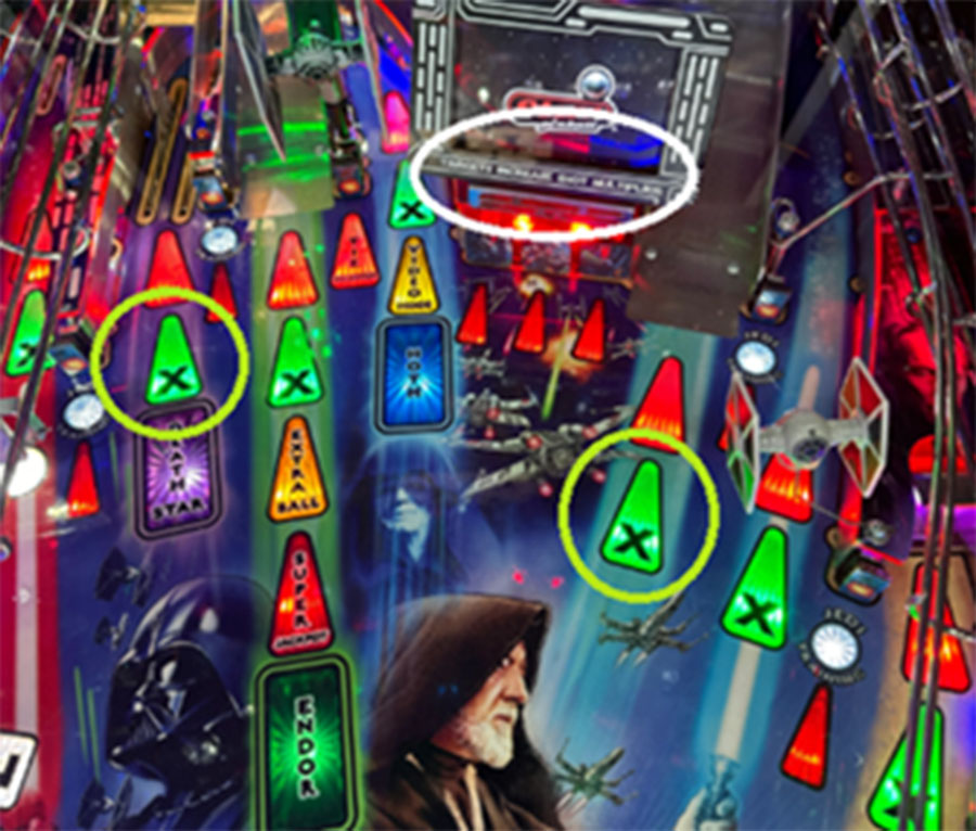 Star wars x arrows on the playfield