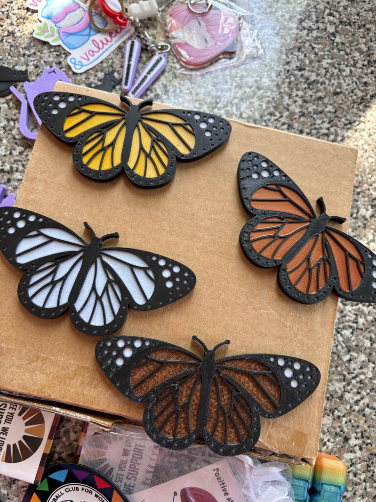 3d printed butterfly prizes