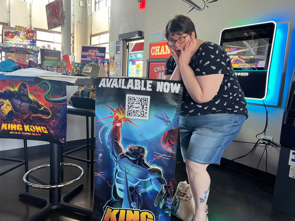Amber after winning the King Kong Banner