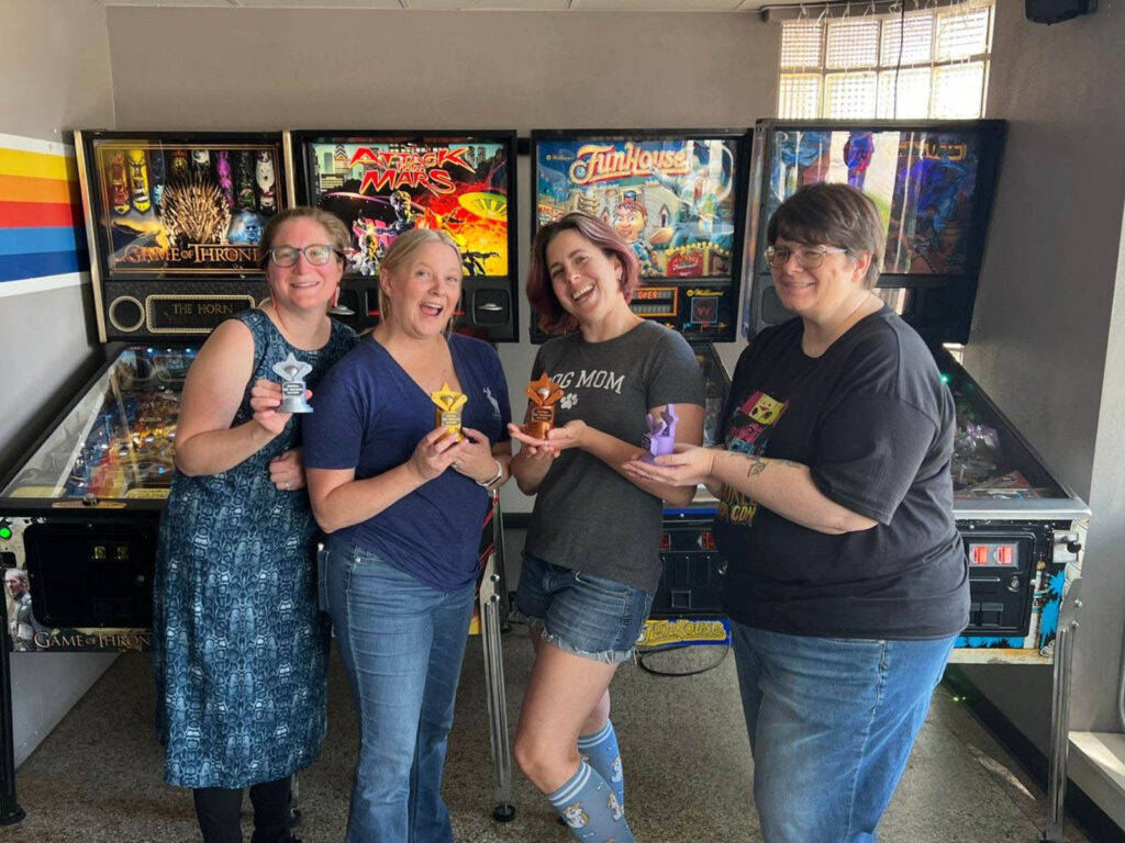 All four winners at Aftershock arcade