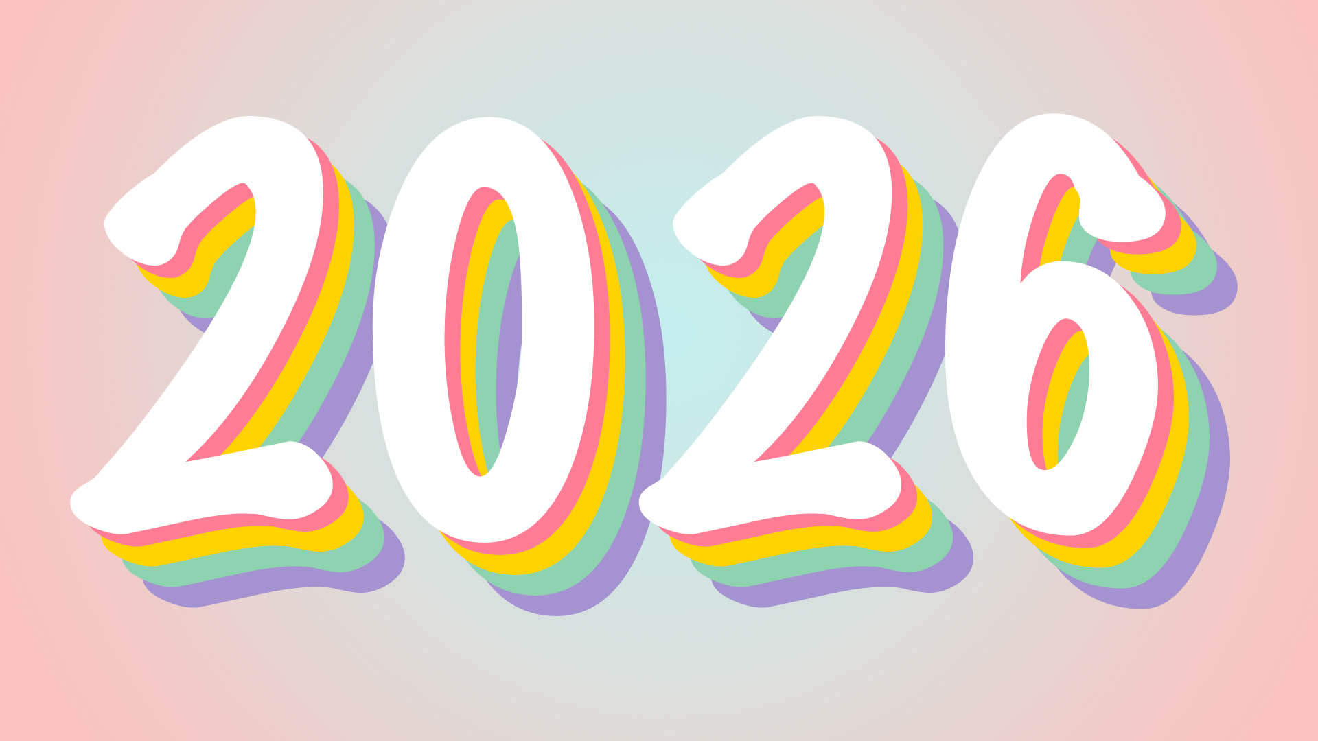 2026 rainbow graphic