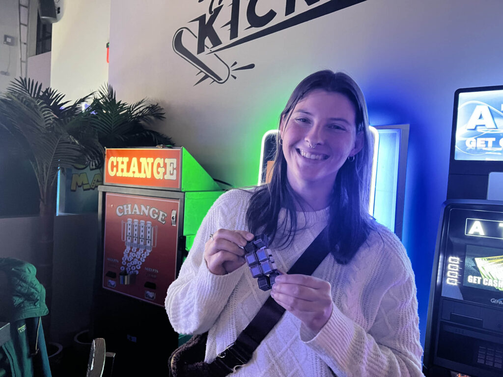 A fidget toy winner