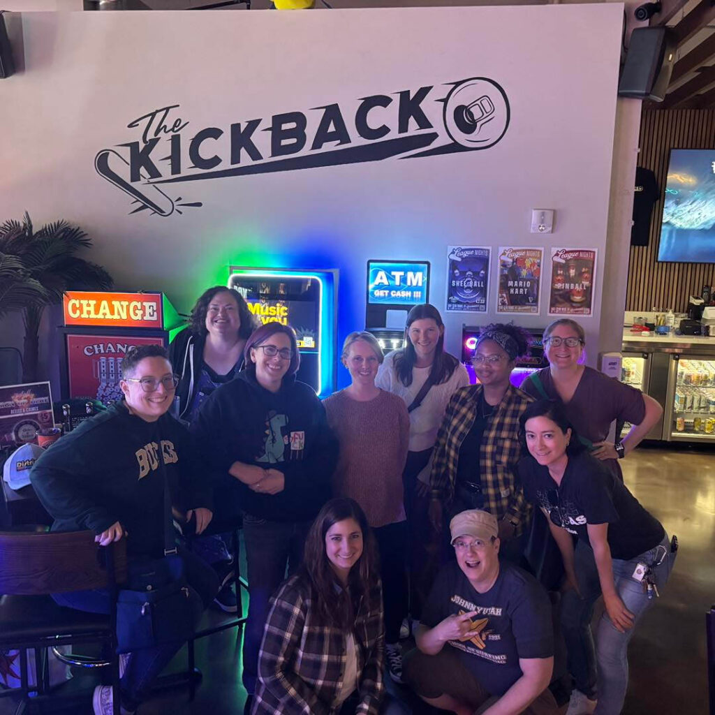 Pinball Group at the Kickback for Belles on 10-08-2025