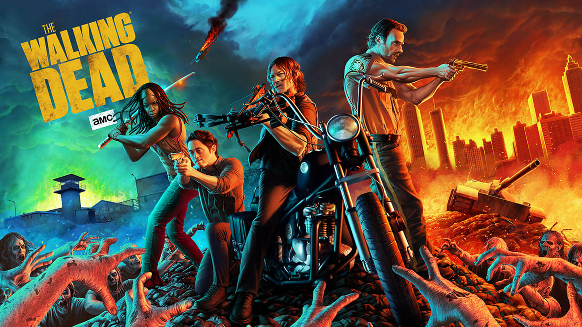 Walking Dead Backglass