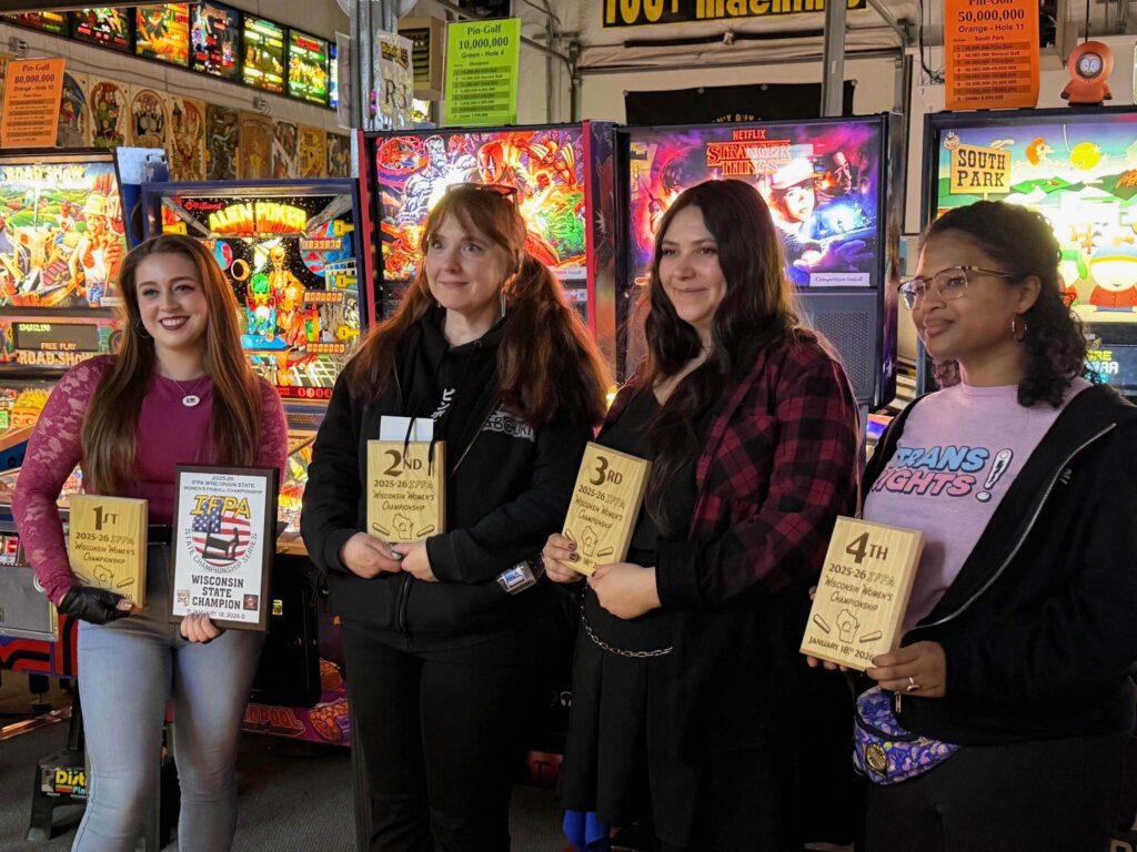 The top four at District 82 Women's State