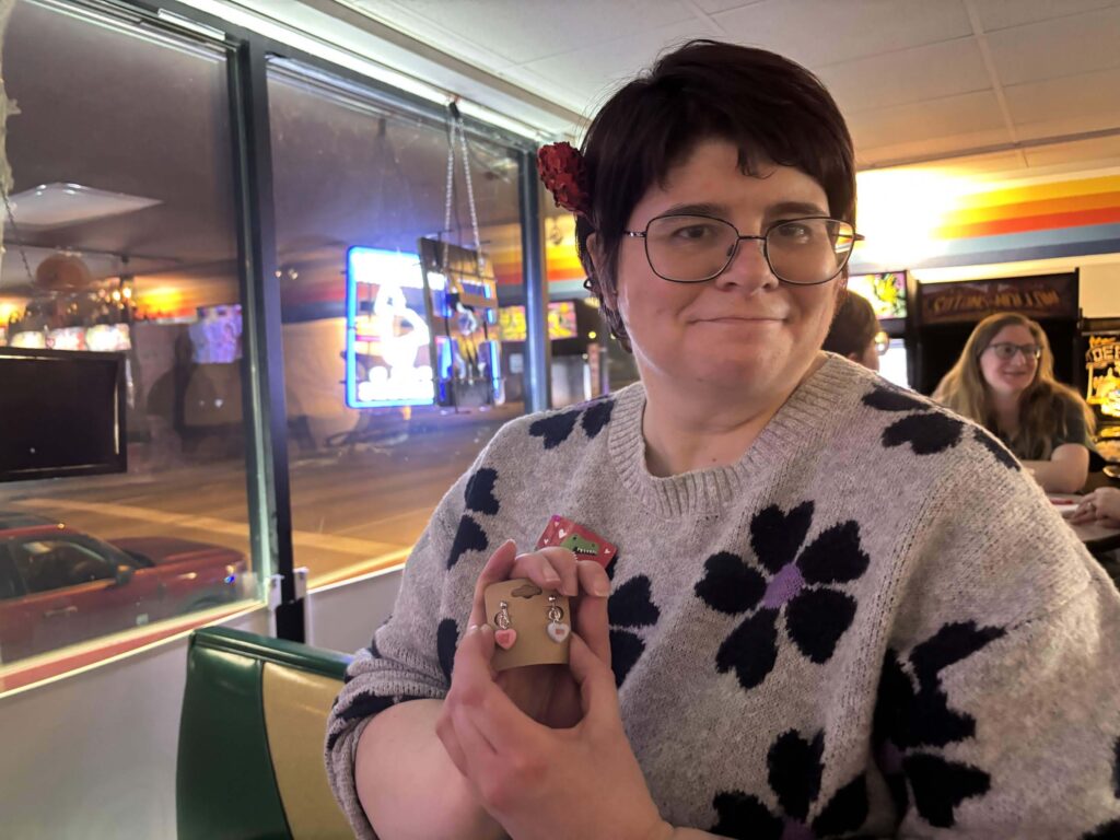 Some cute earrings at aftershock