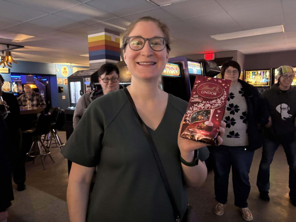 Winning candy at Aftershock