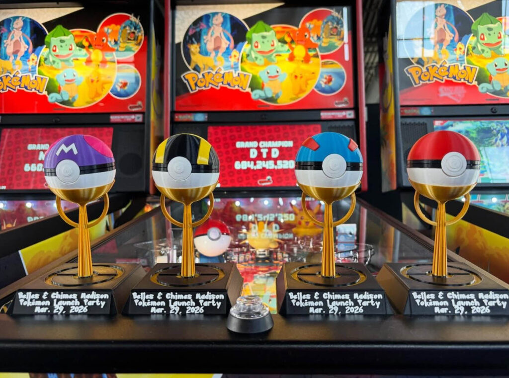 Pokemon launch party trophies